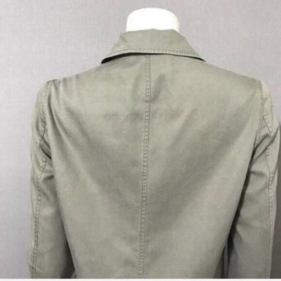 Sigrid Olson | Olive Button Down Military Jacket - Picture 7 of 9